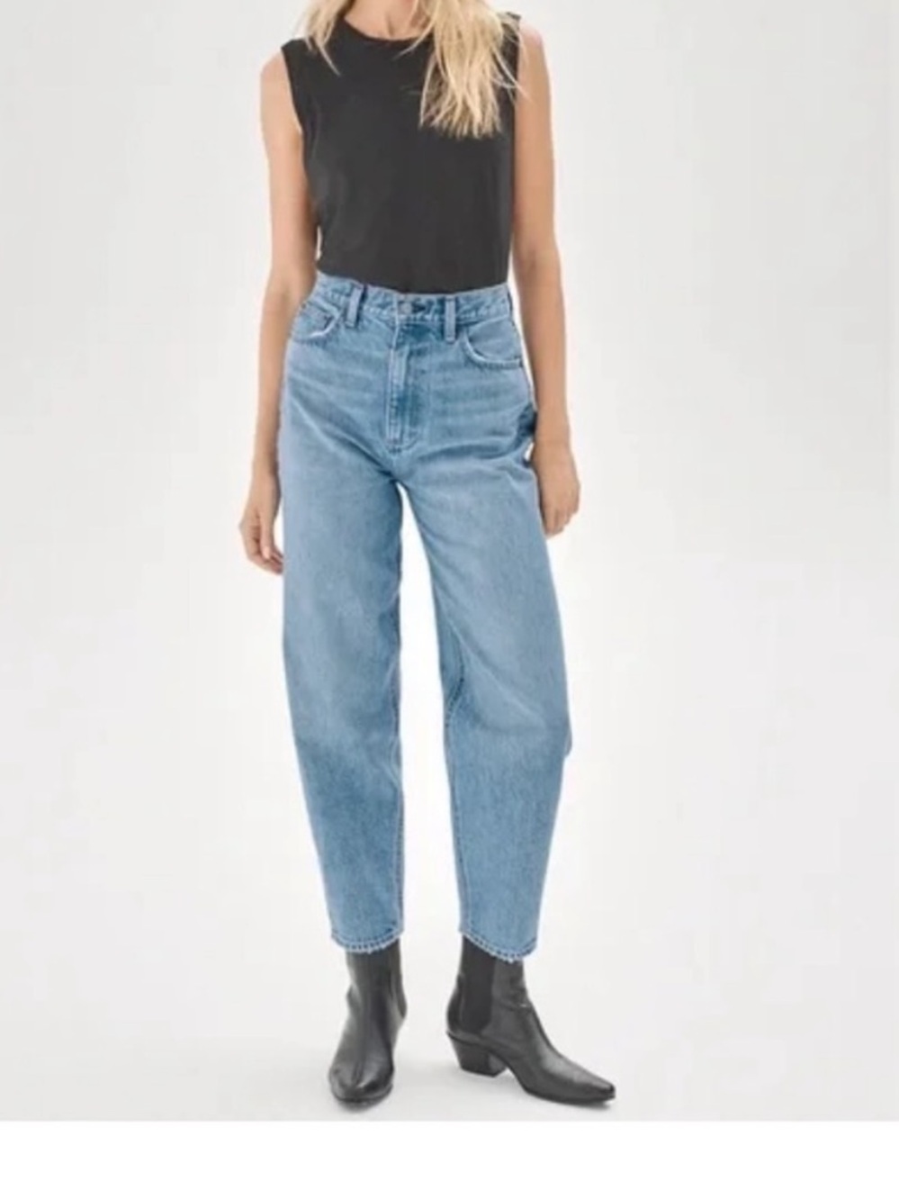 Denim Forum GIA Carrot High Rise Women's Jeans - Blue Wash